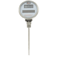 Dwyer Digital Solar-Powered Bimetal Thermometer, Series DBT